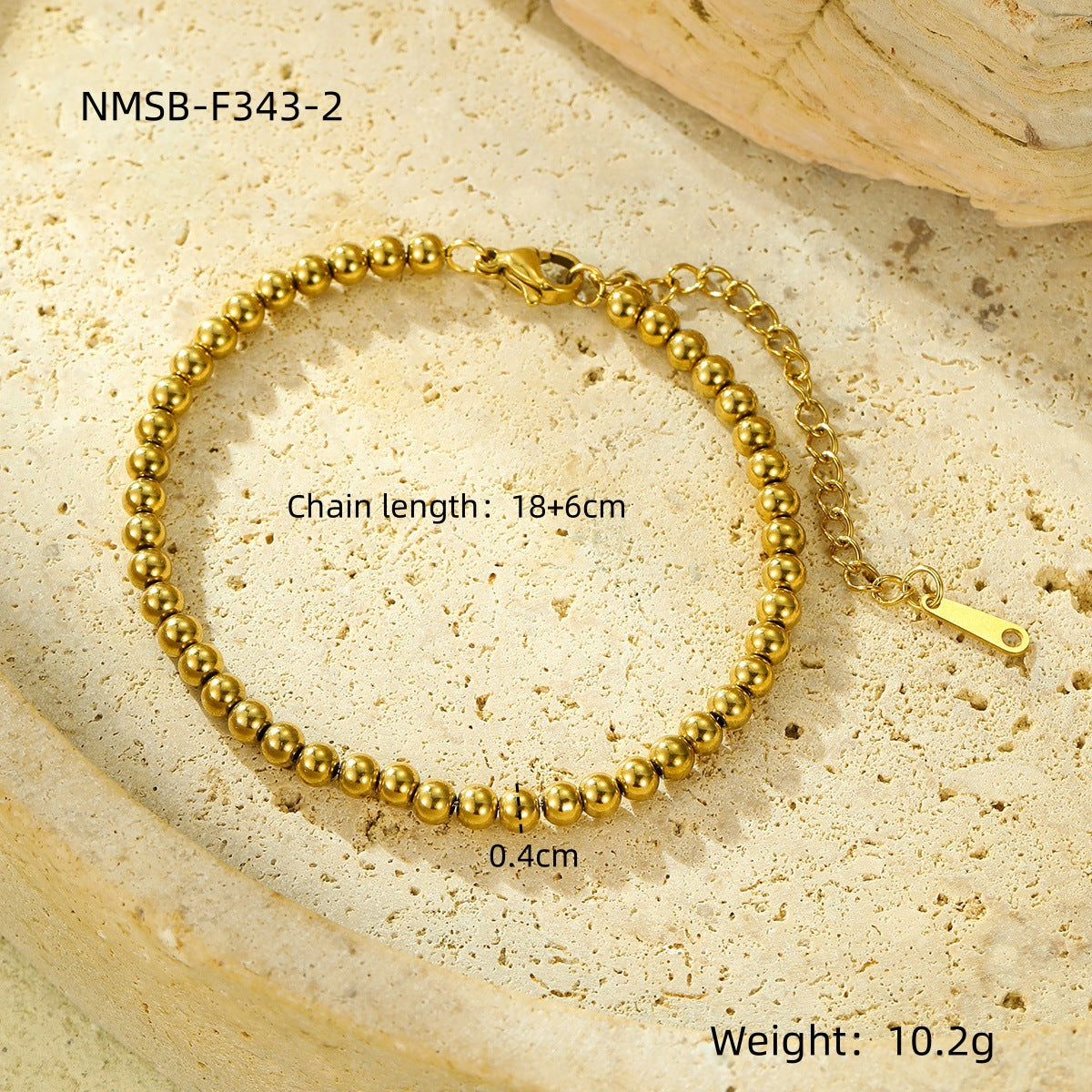 Women's Titanium Steel Gold-plated Stainless Inlaid Zircon Bracelets