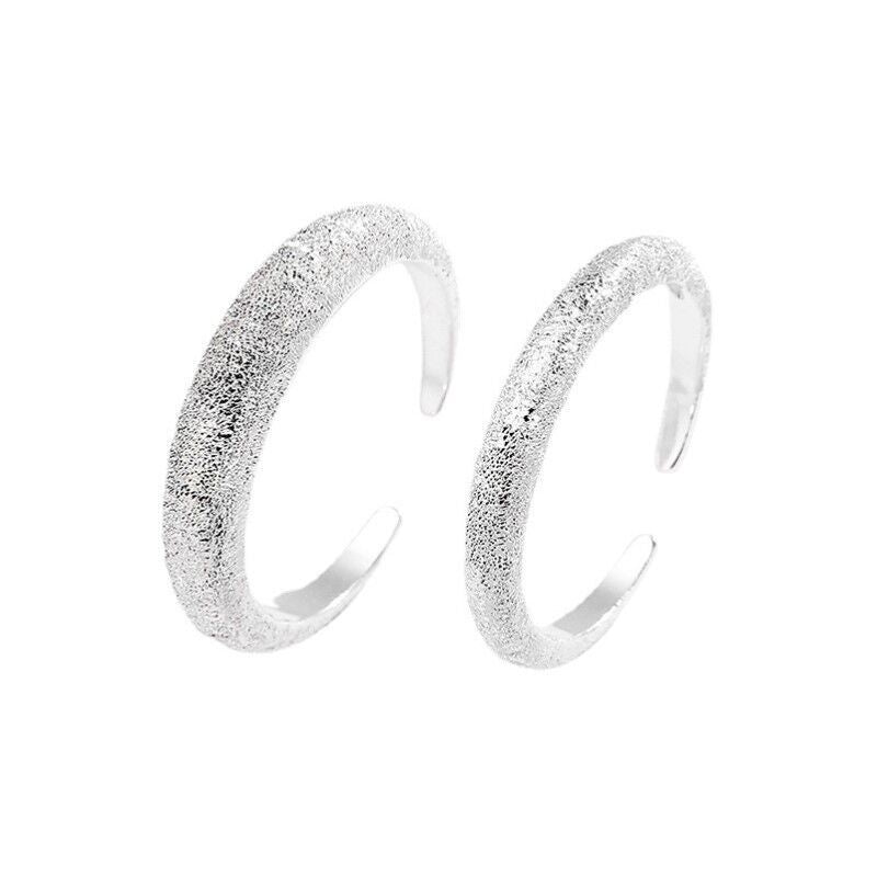 Frosted Fashion Simple Niche Refined Personalized Rings