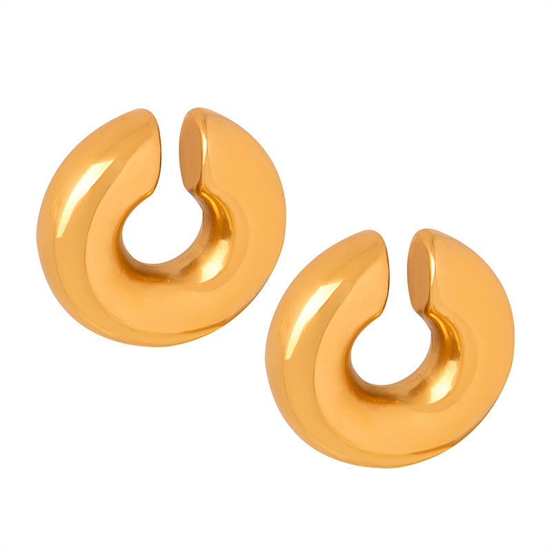 Style Ear Clip Popular Ornament Temperament Family Earrings