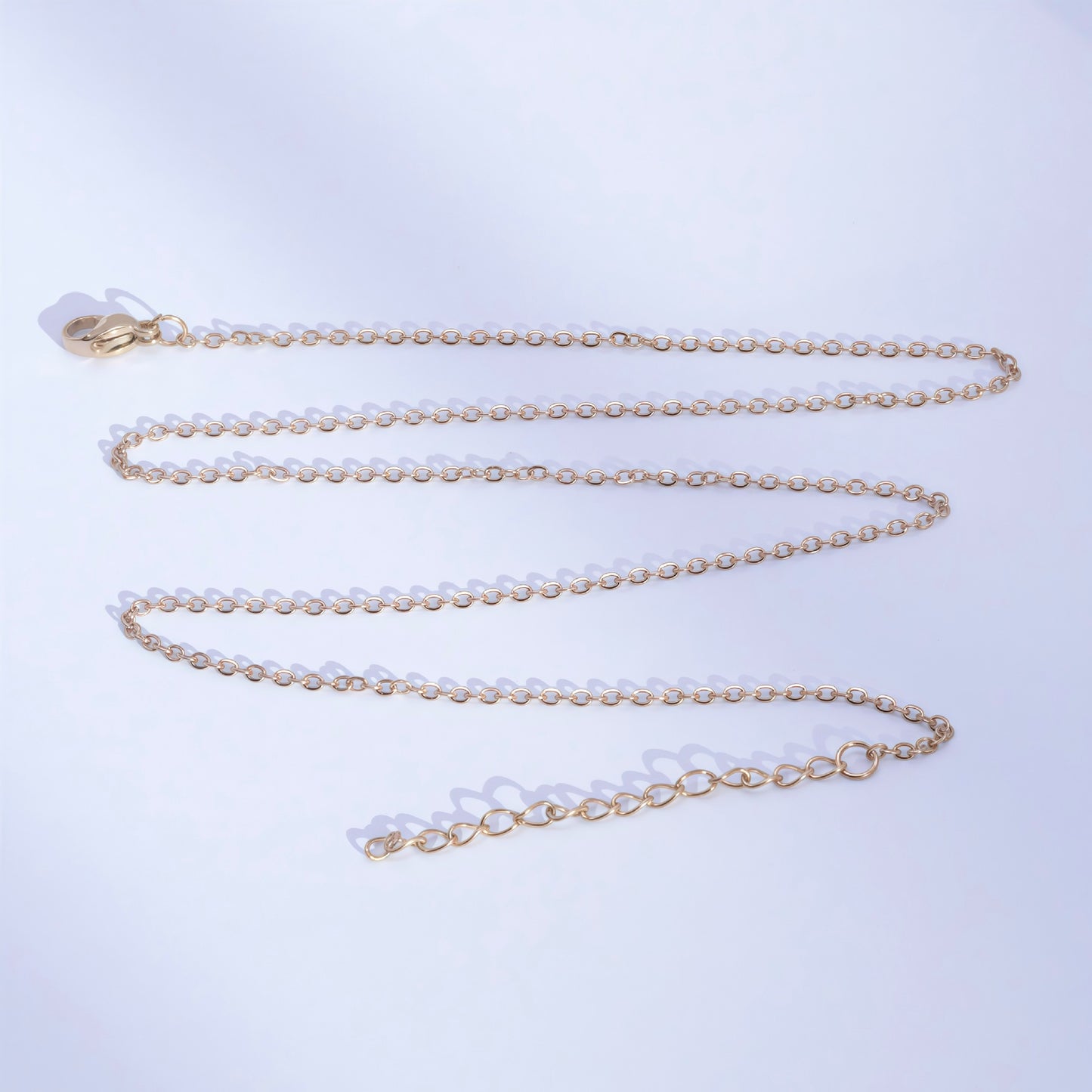 Korean Style Simple Cross Chain Clavicle Unisex Vacuum Necklaces