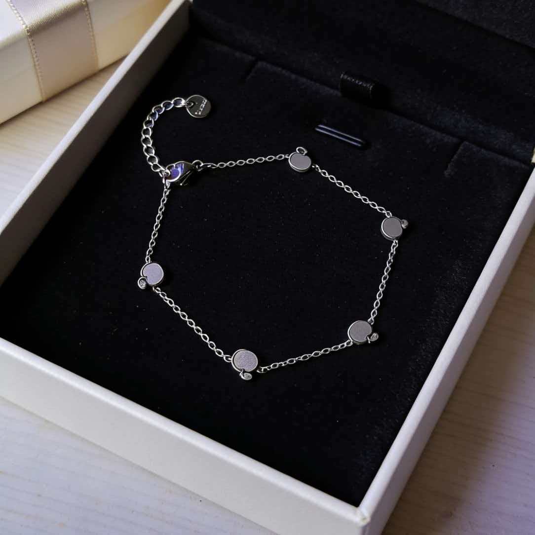 Steel Apple Pork Belly Exquisite Versatile Gold Double-sided Bracelets