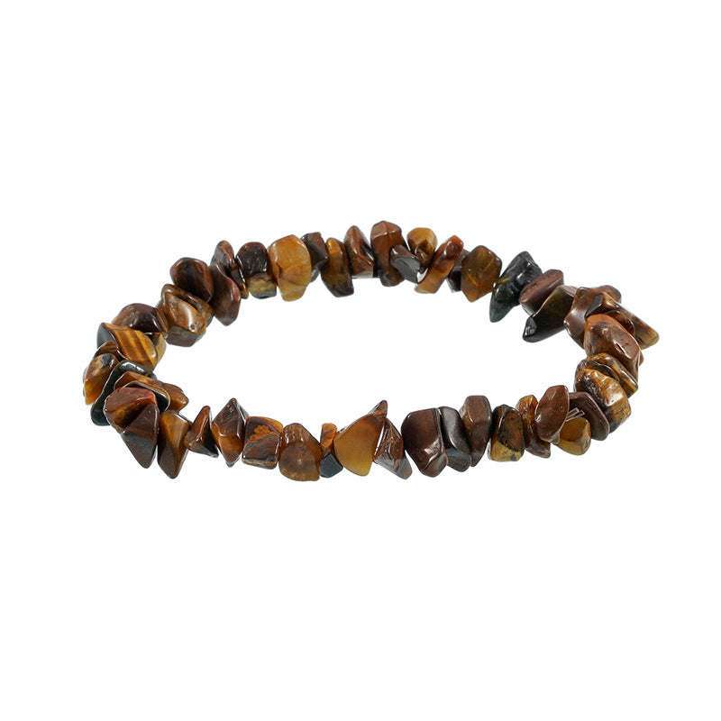 Gravel Stone Stretch Colorful Green Pine Bracelets