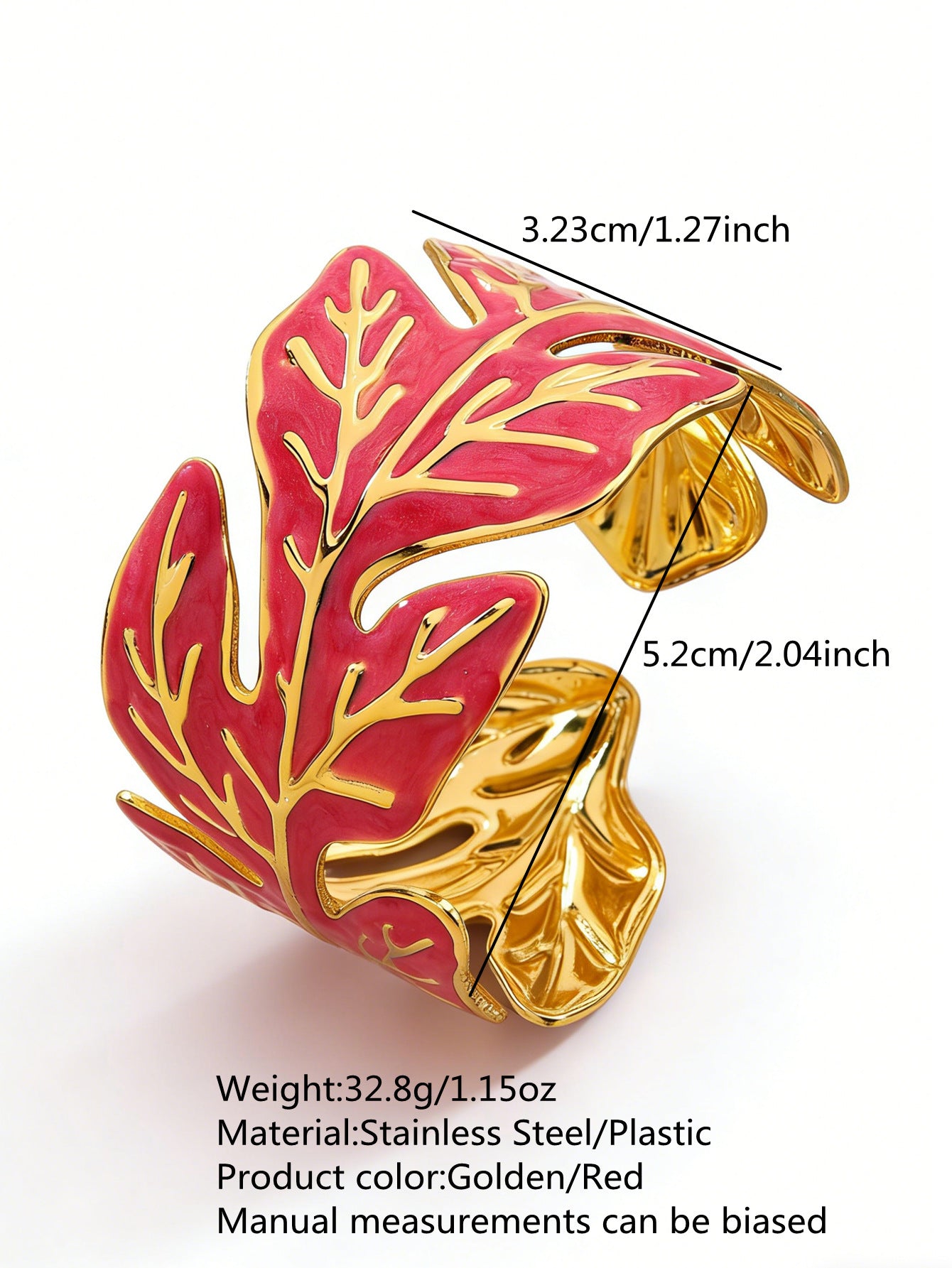 Steel Oil Dripping Cherry Special Interest Light Luxury Flowers Openings Bracelet