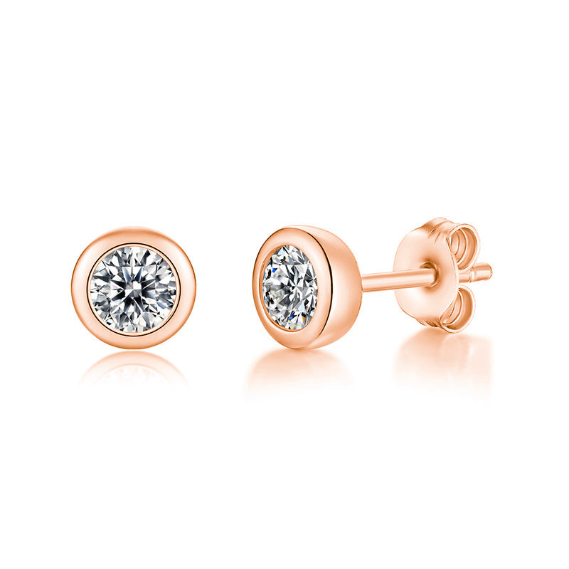 Cool Classic Bubble Sier Simple Eardrops Earrings