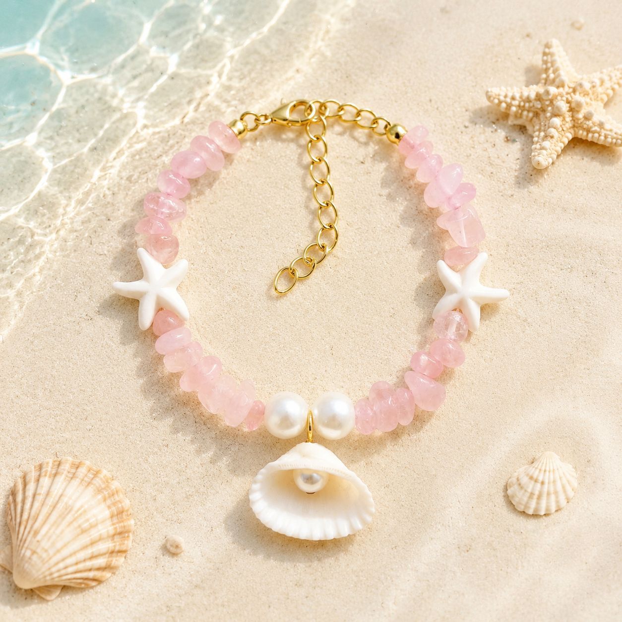 Fresh Starfish Shell Ocean Dopamine Seaside Bracelets