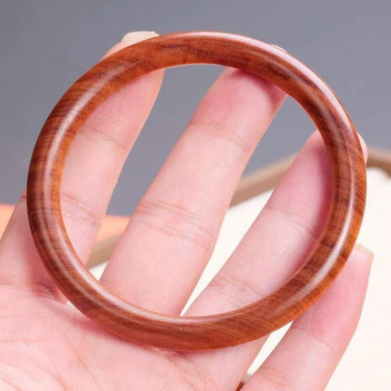 Women's Old Peach Wood Pure Original Wooden Bracelet