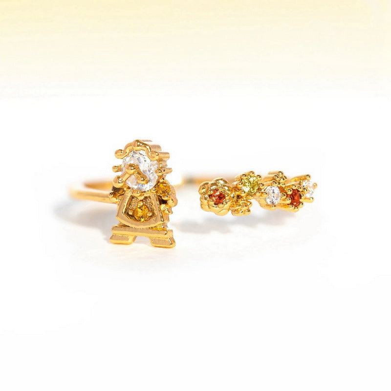 High Sense Fairy Tale Design Beauty Rings