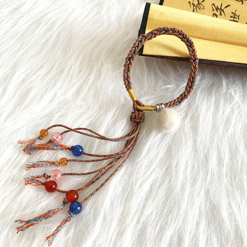 Style Tibetan Li Ancient Tassel Handmade Bracelets