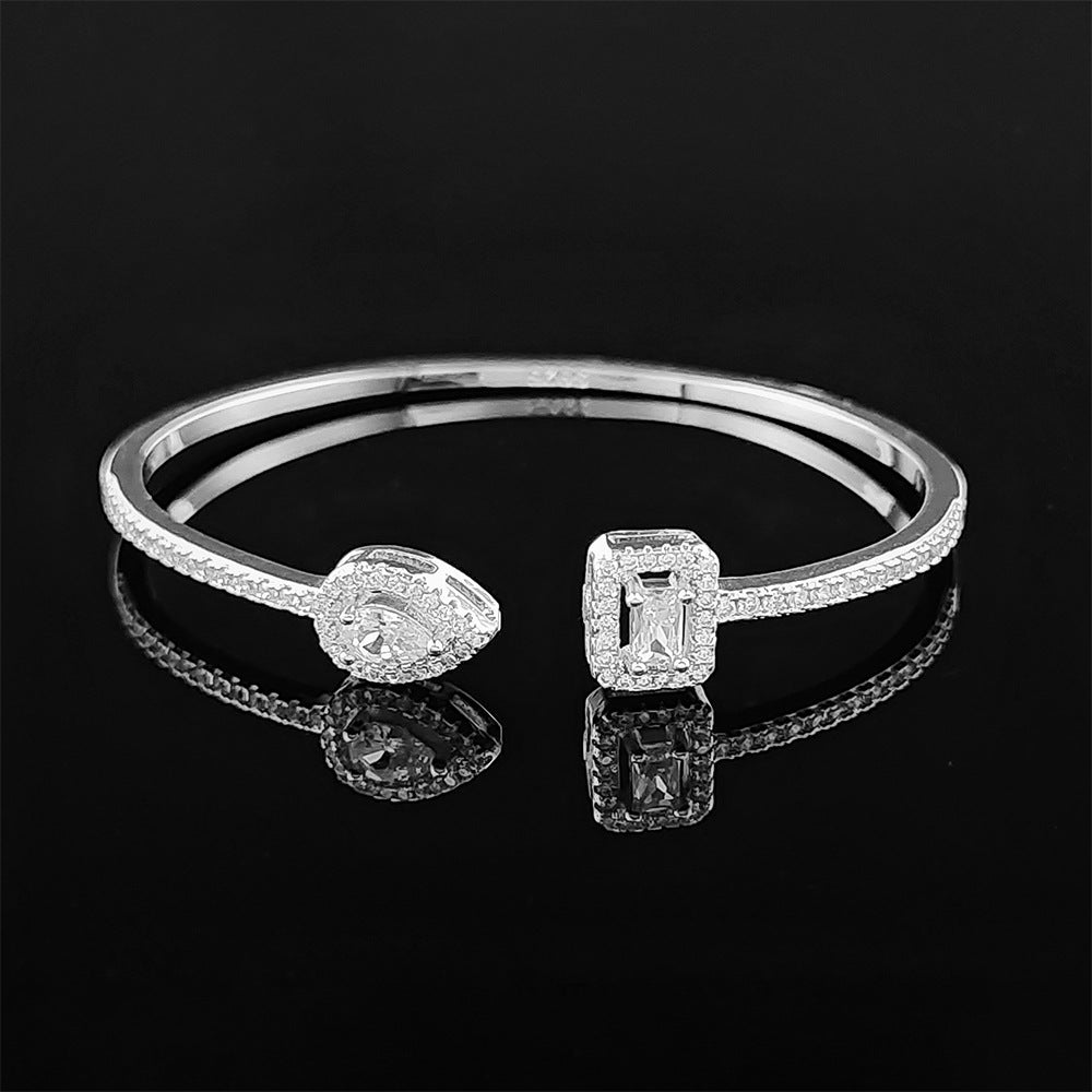 Irregular Opening Adjustable Personality Light Luxury Design Bracelet