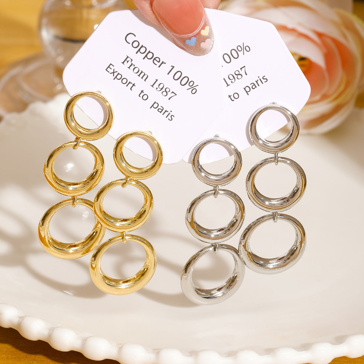 Commuter Simple Personalized Party Niche Design Earrings