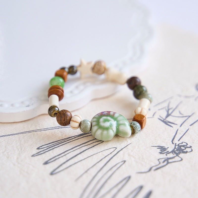 Ceramic Elephant Macaron Color Series Female Bracelets