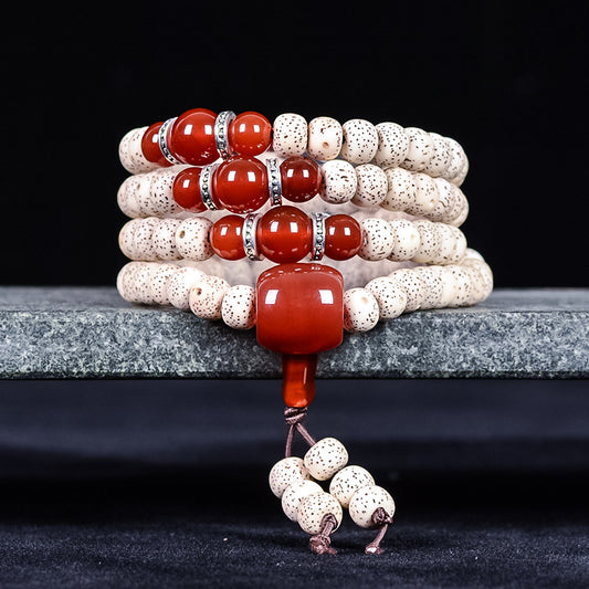 Lunar January Dry Grinded High Density Necklaces