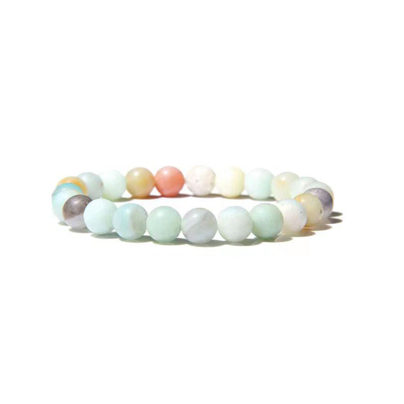 Women's Aquamarine Tourmaline Beads Agate Stone Natural Bracelets