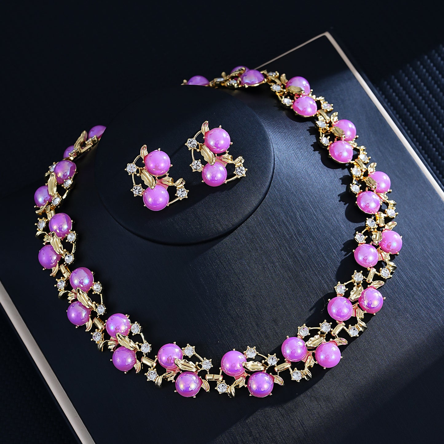 Two-piece Three-piece Bridal Wedding Dress Suit Female Jewelry Set