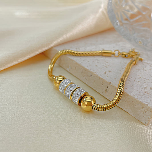 Women's Irregular Light Luxury Titanium Steel Snake Bracelets