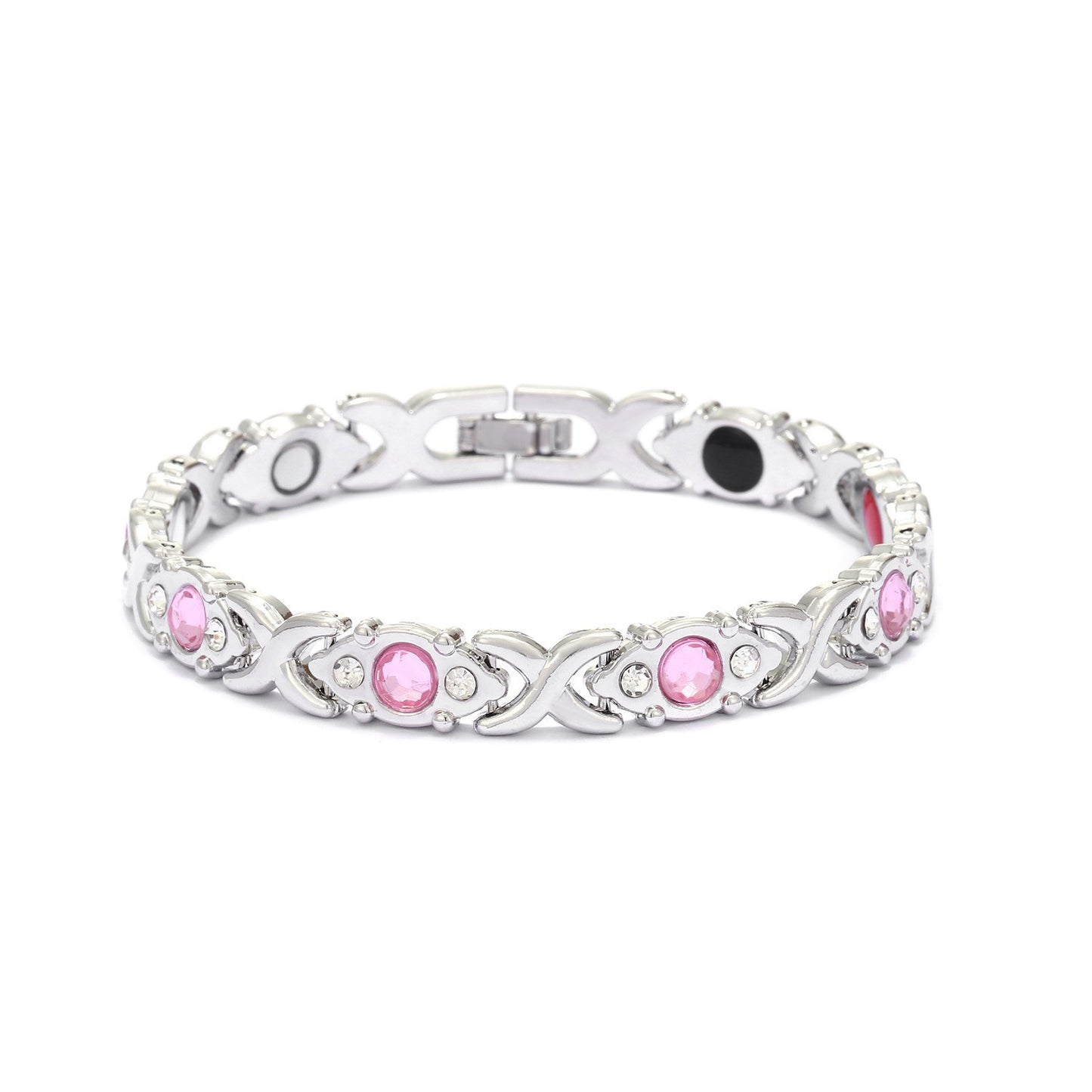 Women's Dragon Fashion Detachable Cross Magnet Diamond Bracelets