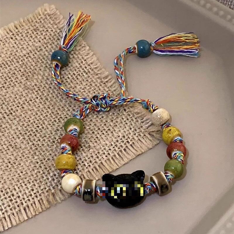 Rope Female Niche Design Sweet Cool Chinese Bracelets