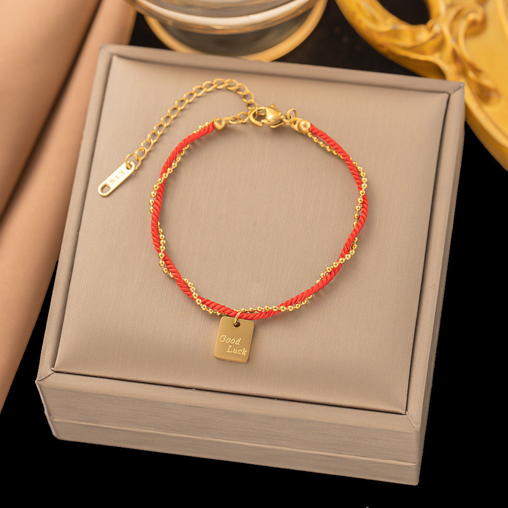 Entry Lux Style Heart Clavicle Chain Bracelets