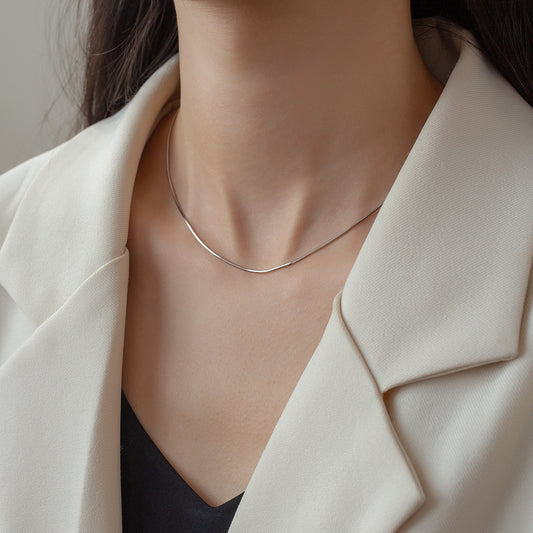 Snake Bones Chain Single Fashion Long Necklaces