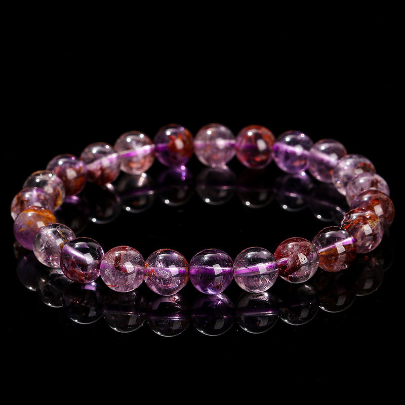 Natural Purple Ghost Stone High Sense Crystal Bracelets