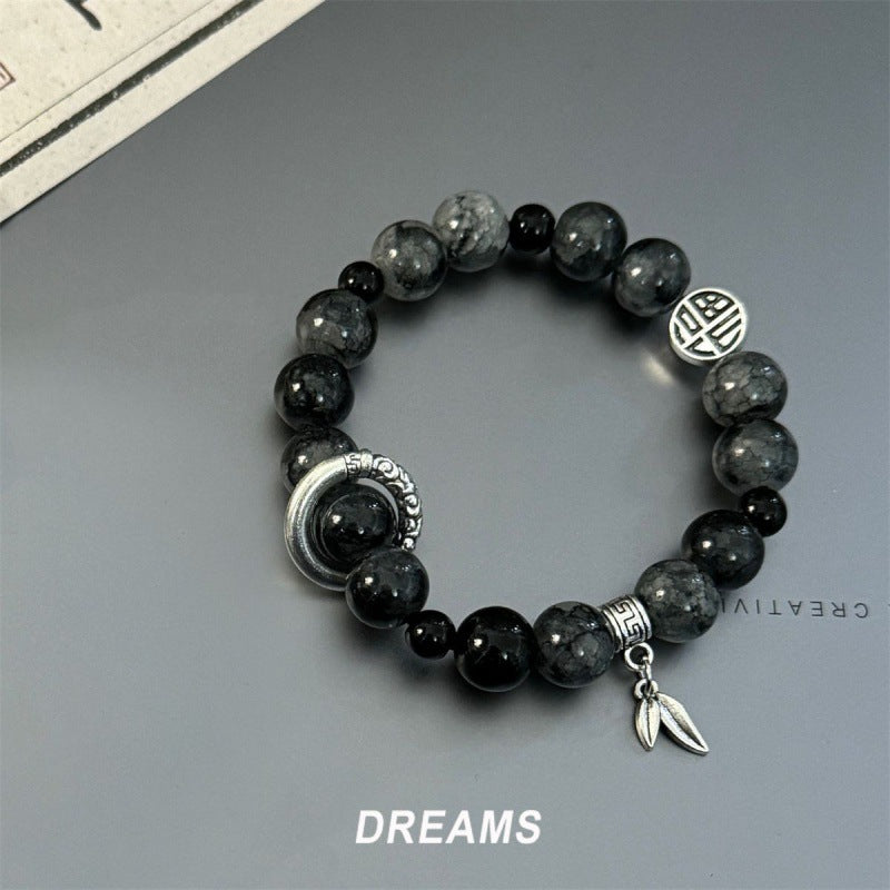 Women's & Men's Ice Crack Beaded For Trendy Good-looking Niche Bracelets