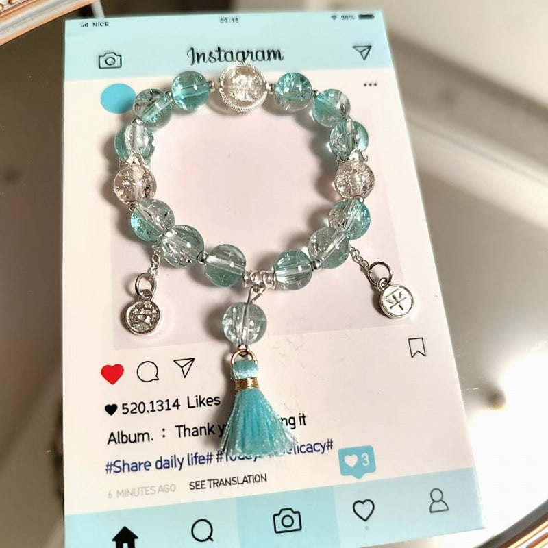 Moon Glazed Female Design Simple High Sense Versatile Bracelet