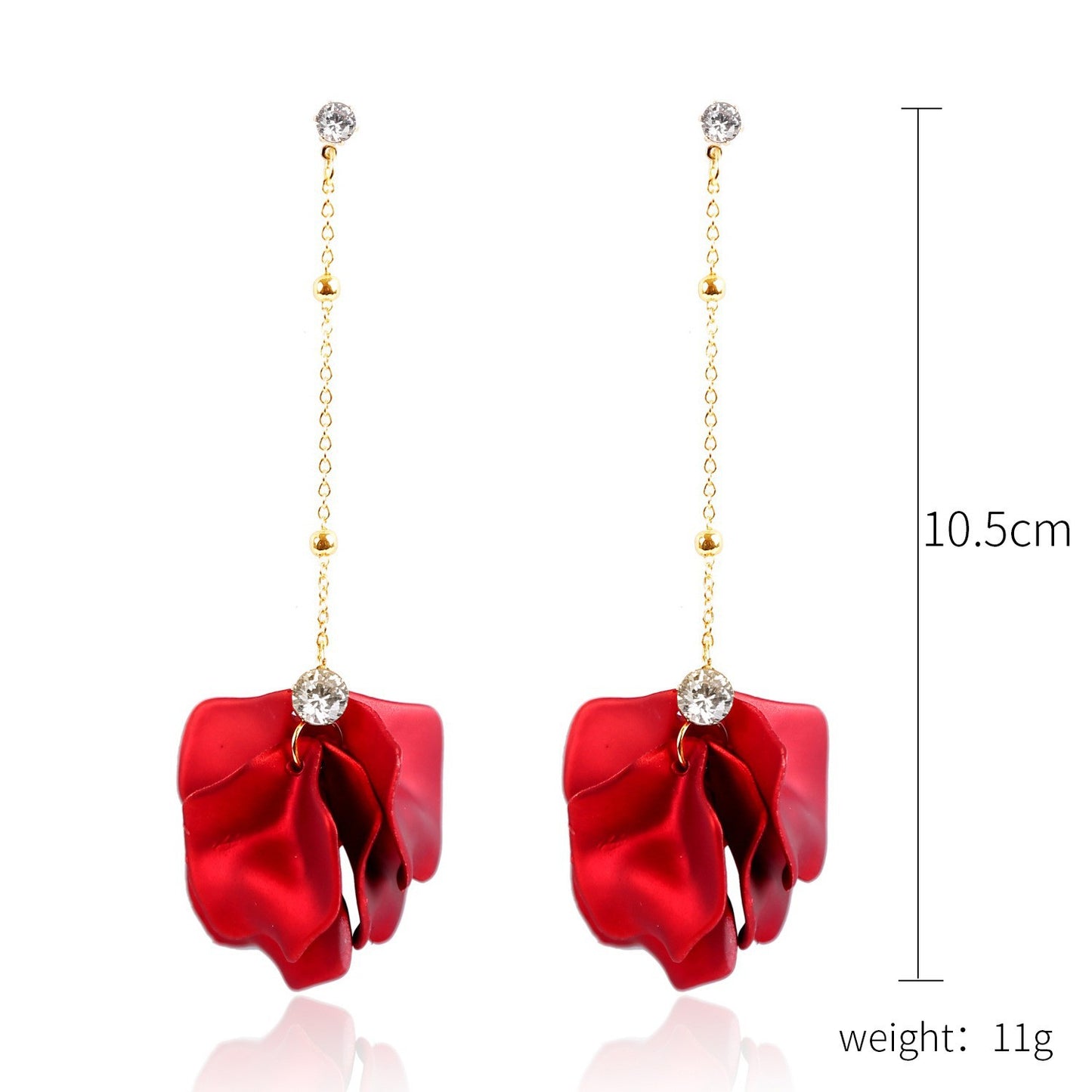 Women's Design Vintage Fashion Artistic Flower Love Earrings