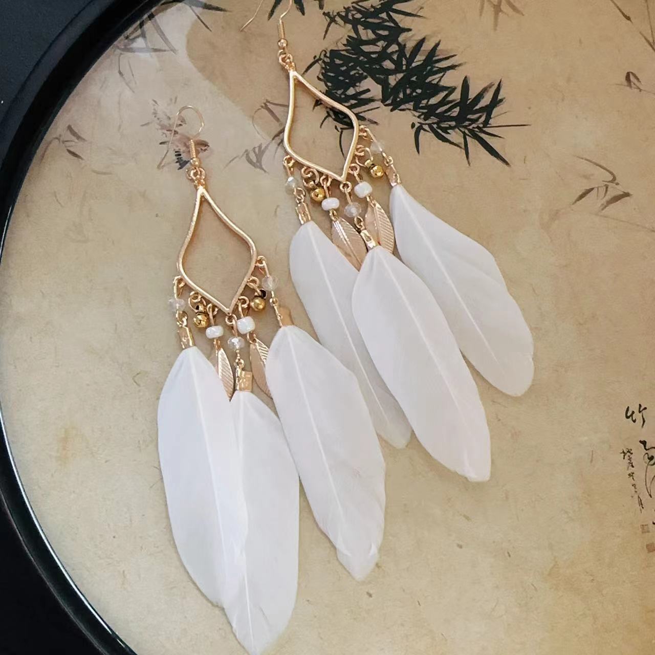 Tassel Niche Ethnic Style Ear Hook Temperament Earrings