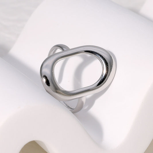 Women's Geometry Rectangle Index Finger Style Simple Rings