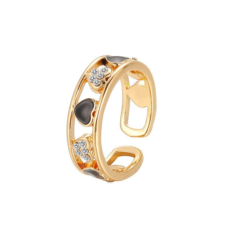 Zircon Winding Simulated Snakes Female Niche Rings