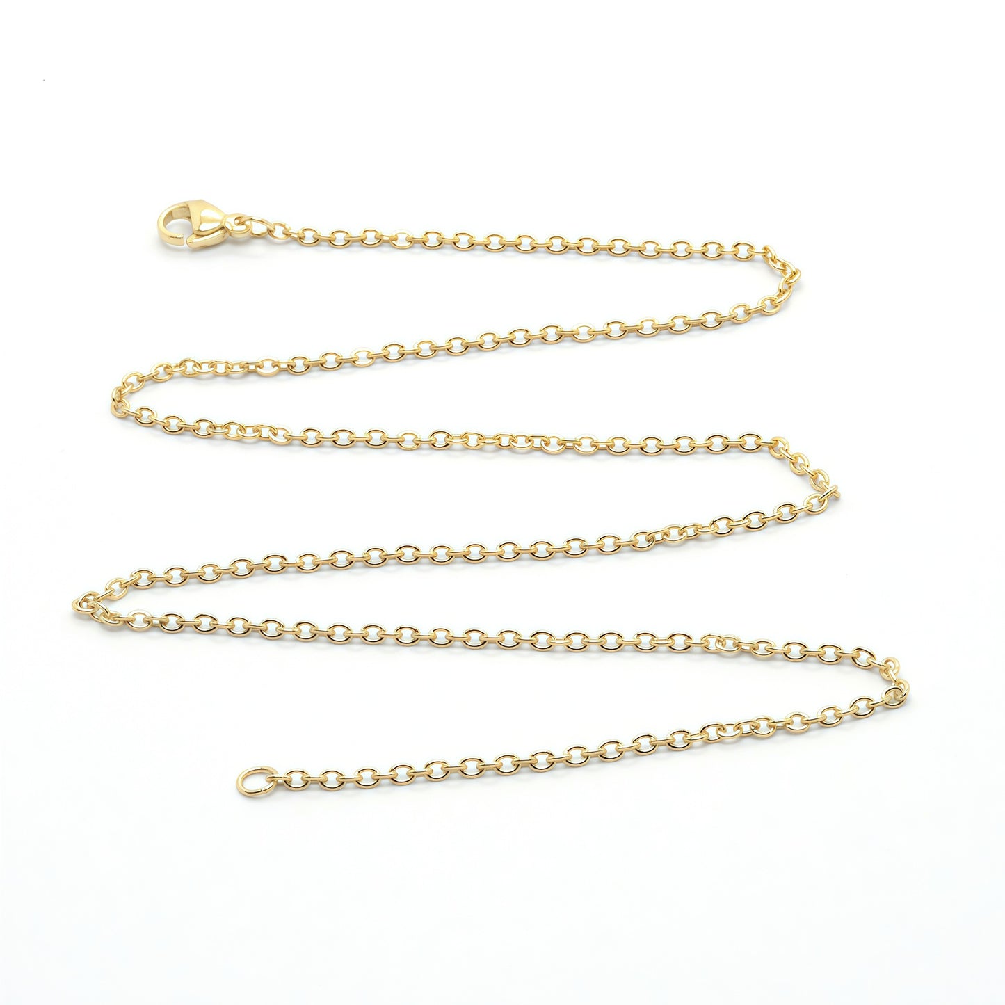 Korean Style Simple Cross Chain Clavicle Unisex Vacuum Necklaces