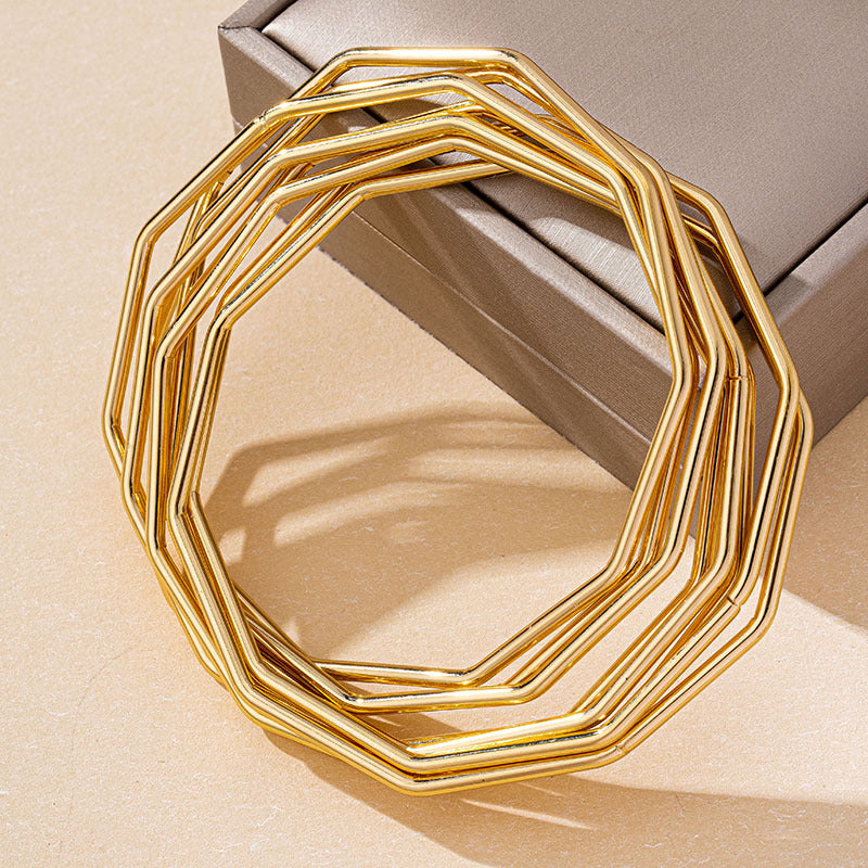 Printed Texture Round Minority Simple Fashion High-grade Bracelet