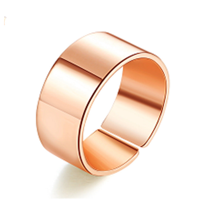 Adjustable Titanium Steel Popular Stainless Couple Rings