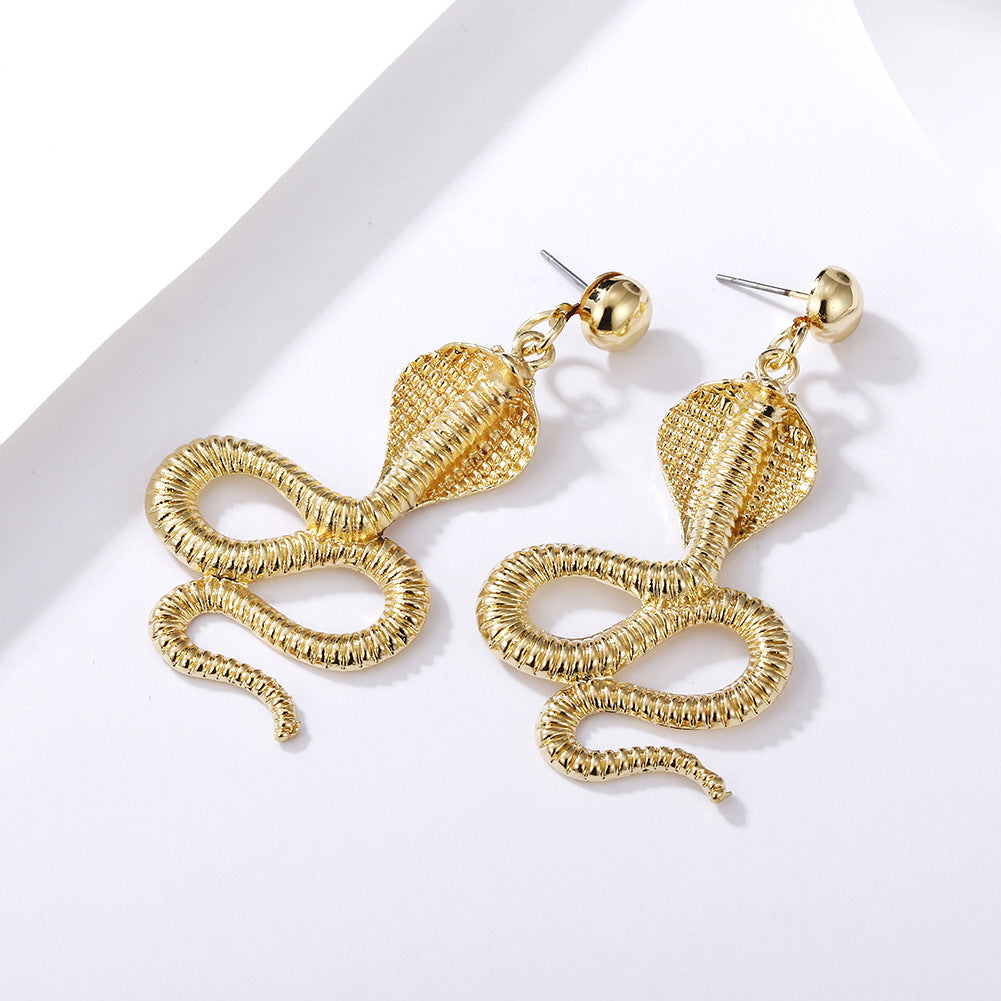 Shape Micro Inlaid With Diamond Exaggerated Earrings