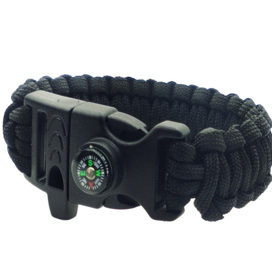 Parachute Cord Emergency Survival Mountaineering Compass Bracelets