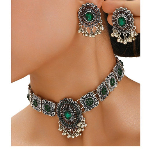 Popular Ornament Vintage Ethnic Style Gemstone Necklaces