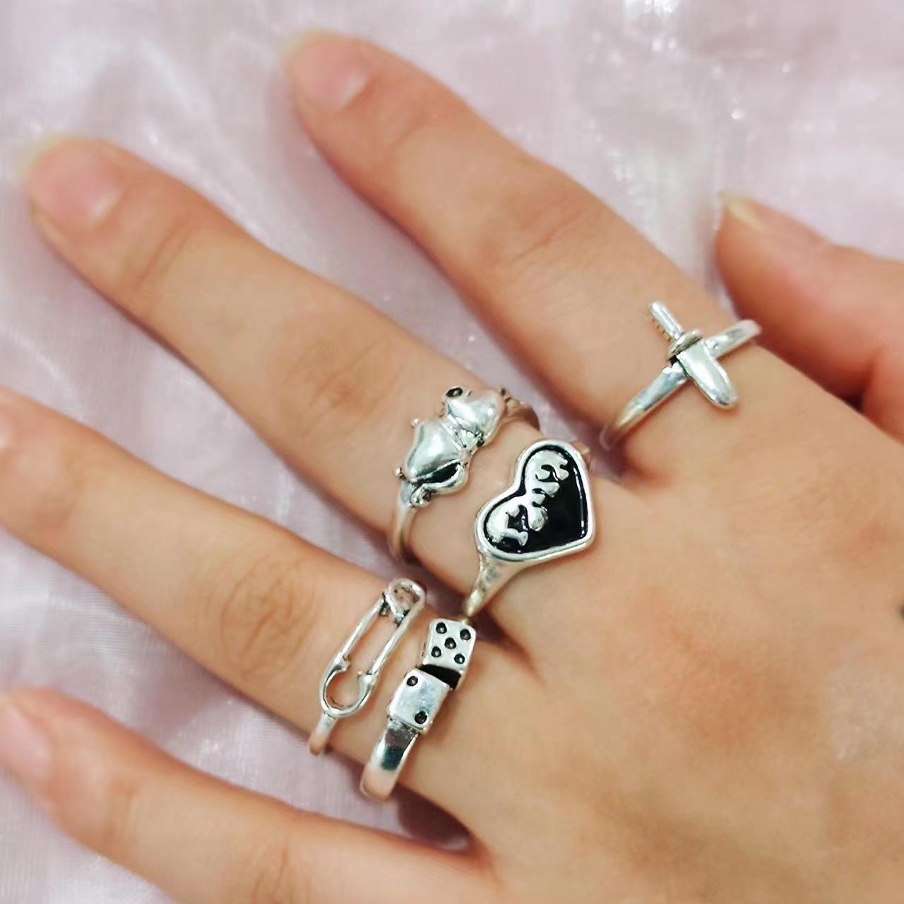 Fashion Large Dragon Trainer Sier Toothless Ring