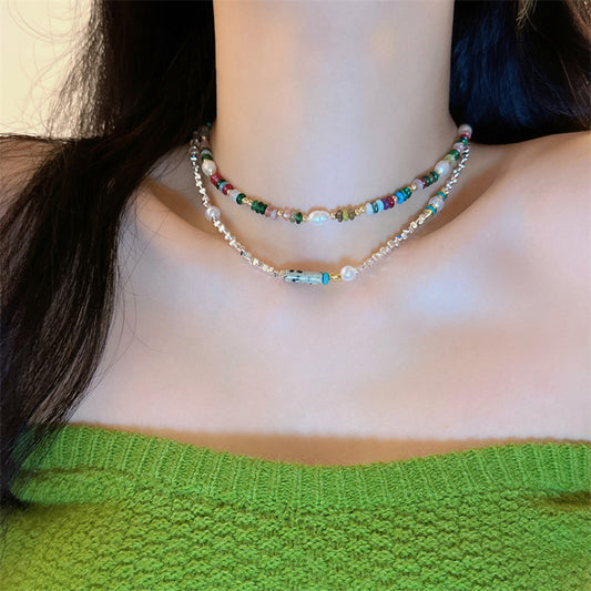 Pieces Of Sier Pearl Light Luxury Necklaces
