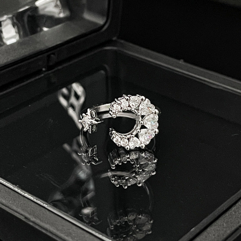 Luxury Niche Design Open Female Refined Rings