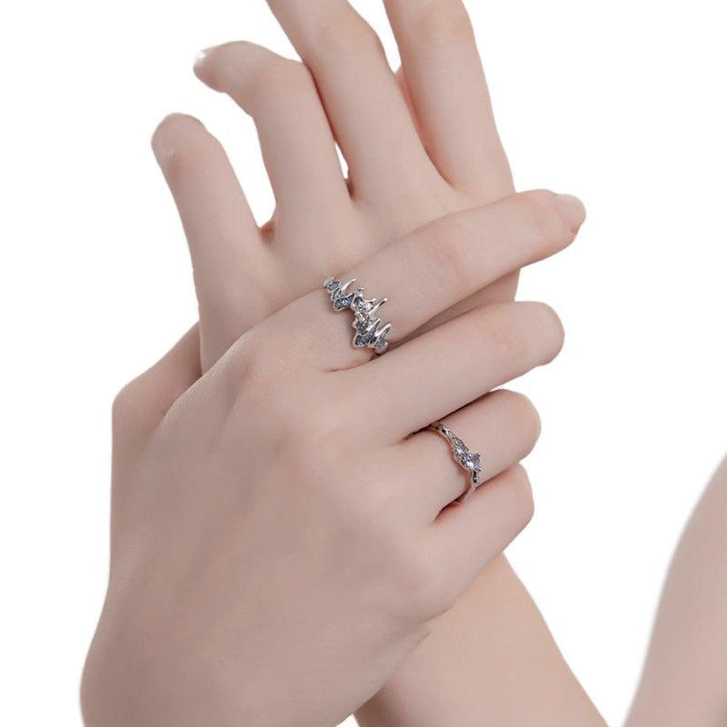 Open Female Design Trendy Cool Simplicity Personality Ring