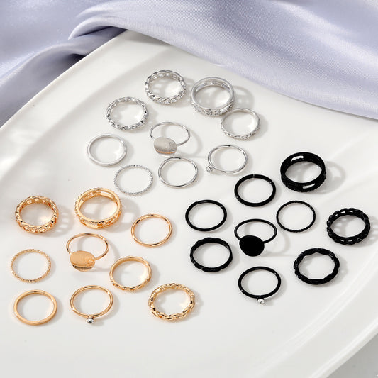 Joint Round Aircraft Twist With Diamond Suit Rings