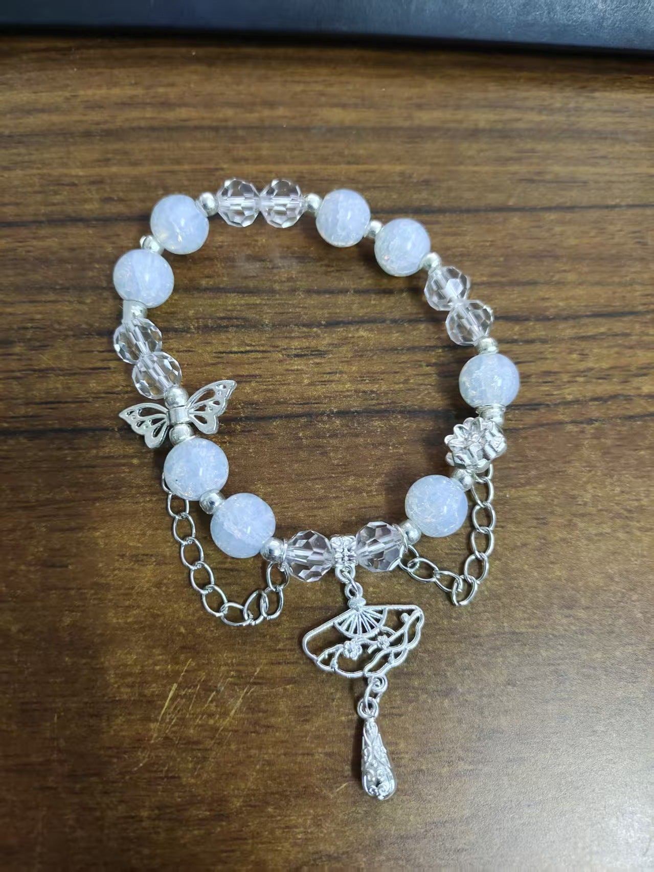 Cherry Blossom Glaze Female Design High-grade White Bracelets