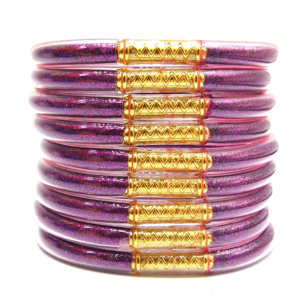 Women's Powder Combination Of Three Shiny Candy Color Bracelet