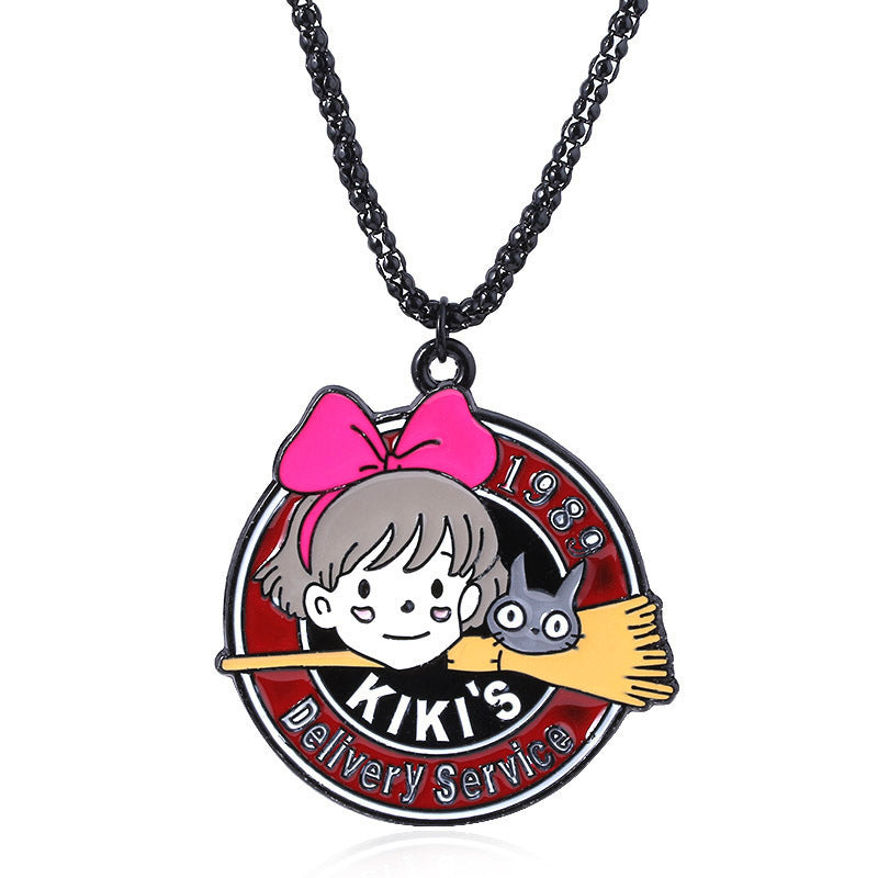 Anime Peripheral Witch Little Black Cat Necklaces