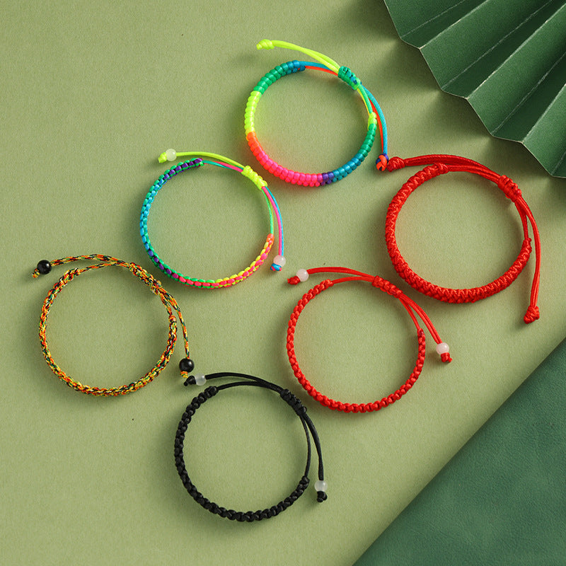 Rope Hand-woven Dragon Boat Festival Colorful Bracelets