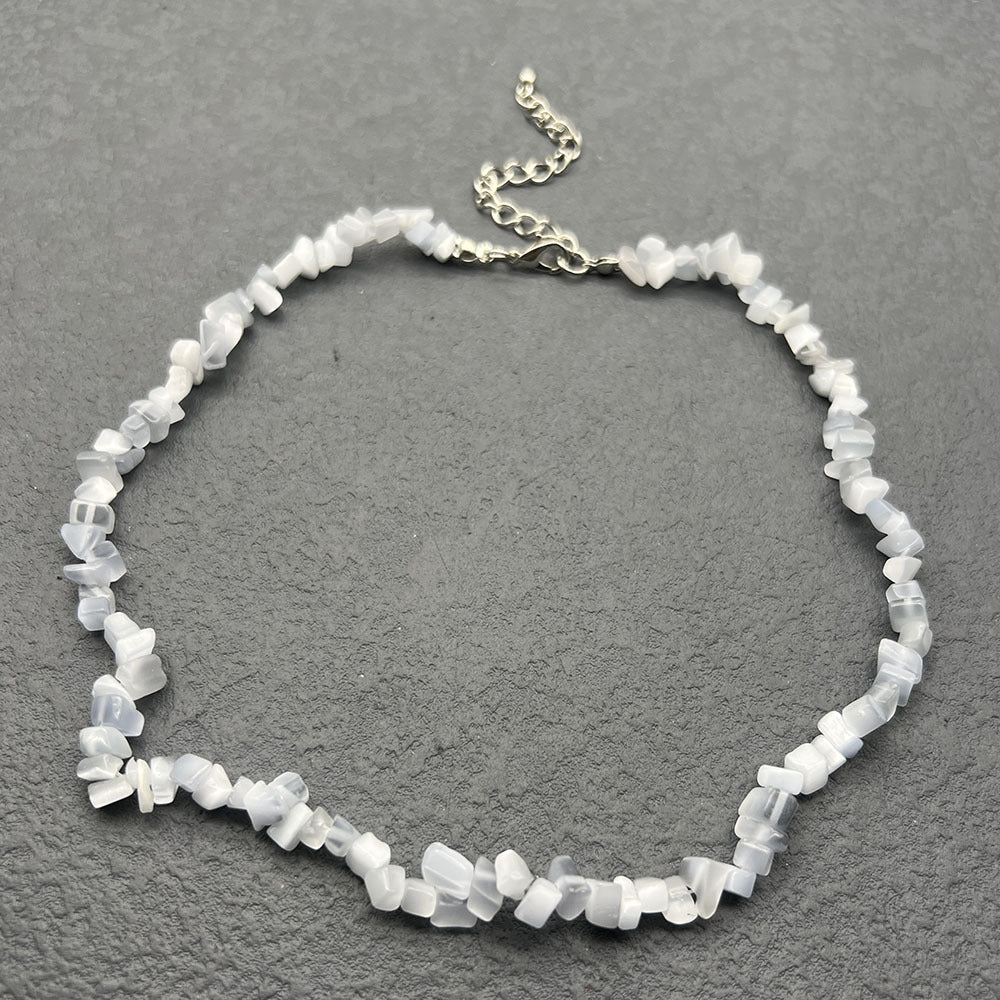 Crystal Irregular Gravel Clavicle Chain Creative Necklaces