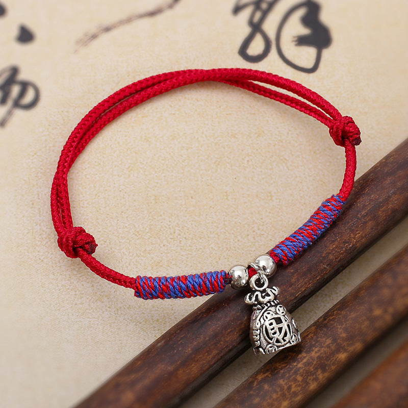 Red Rope Hand-woven Life Good Luck Bracelets