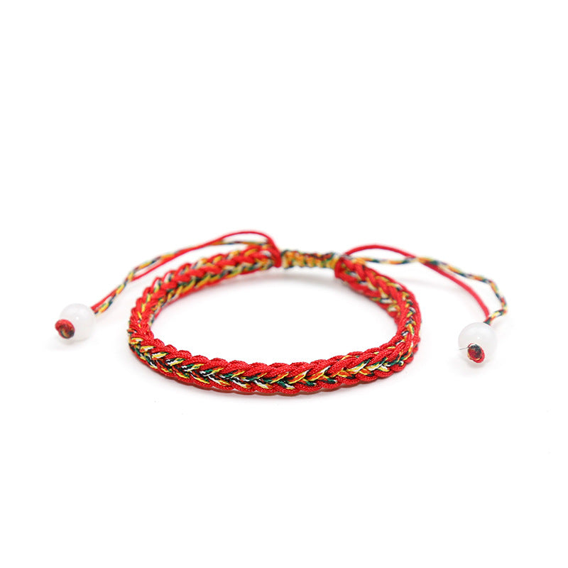 Boat Festival Colorful Rope Handmade Weaving Ethnic Bracelets