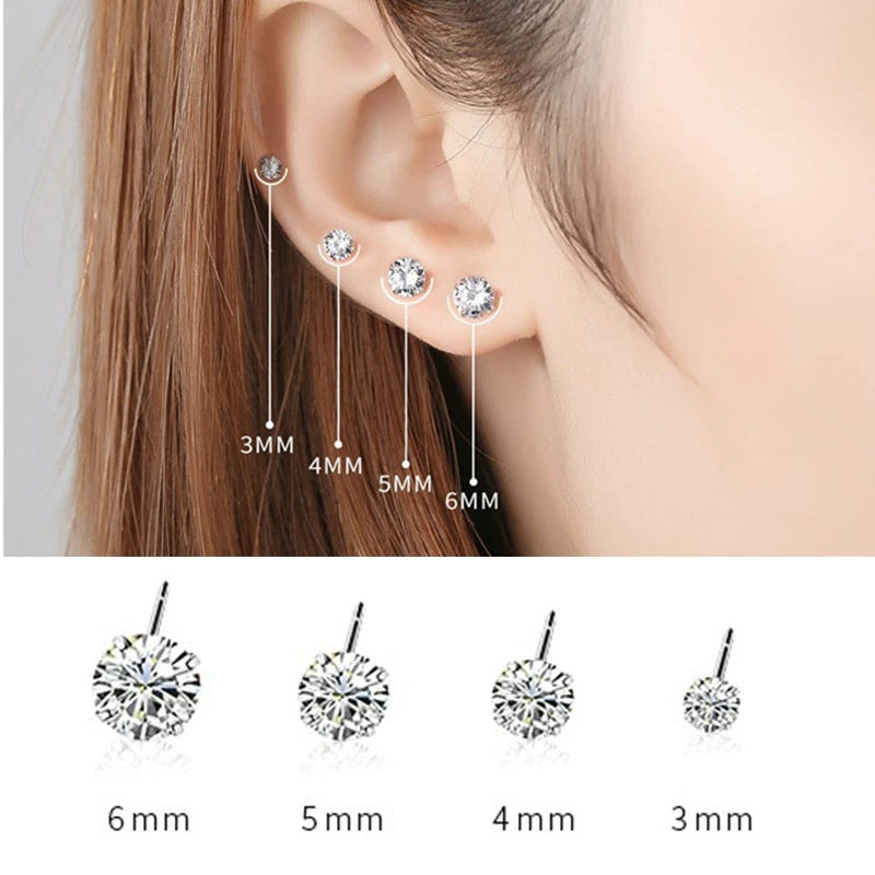 Men's For Rhinestone Petite Simple Beautiful All Earrings