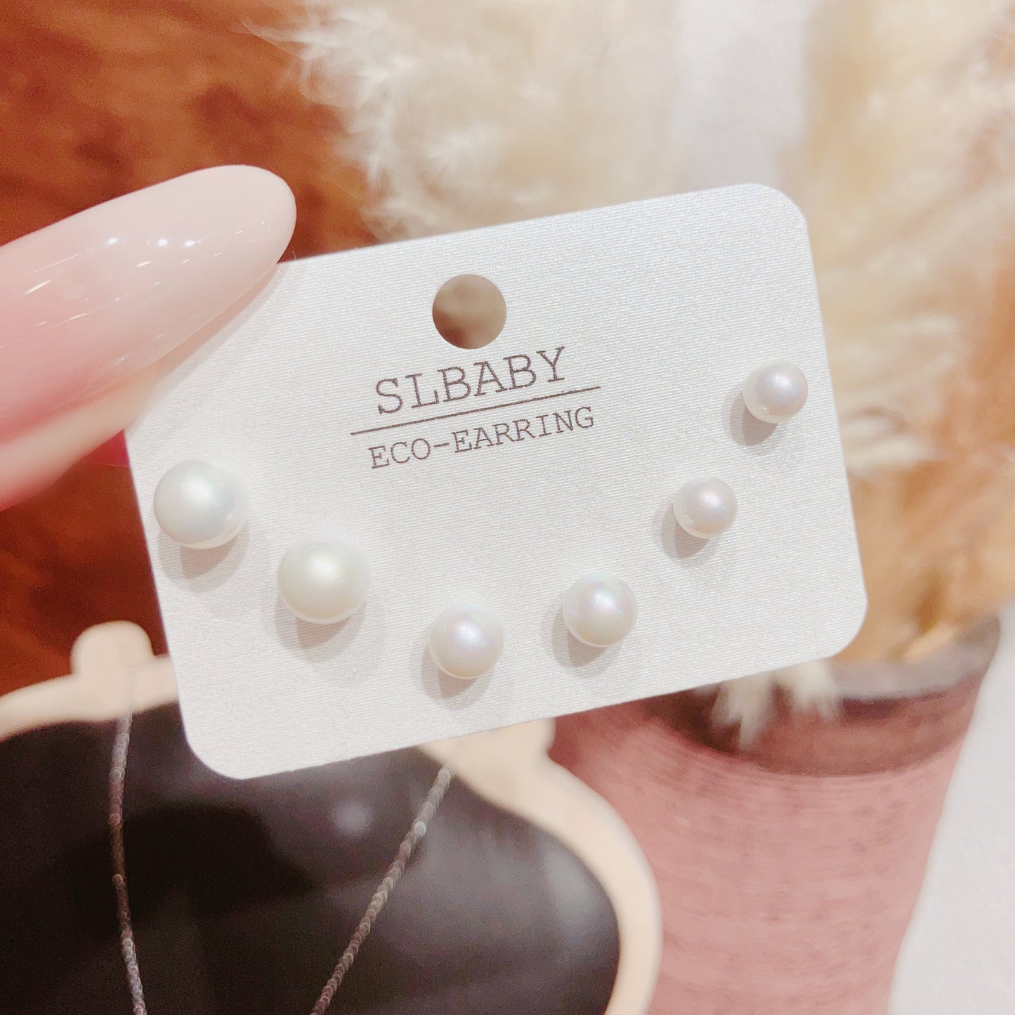 Women's Cool Geometric High-grade Minority Simple Color Stud Earrings